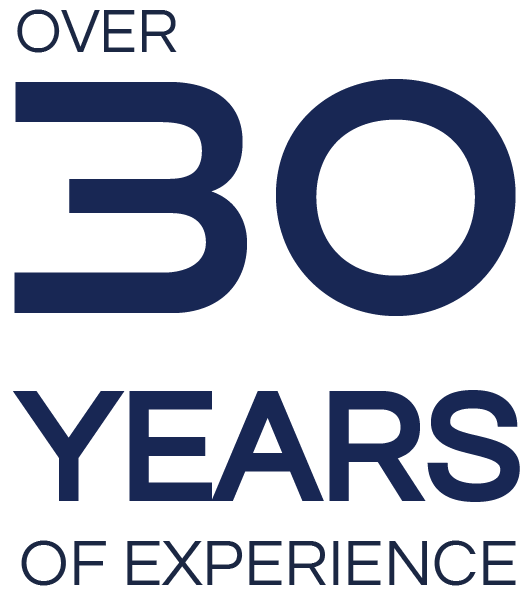 Over 30 years of experience